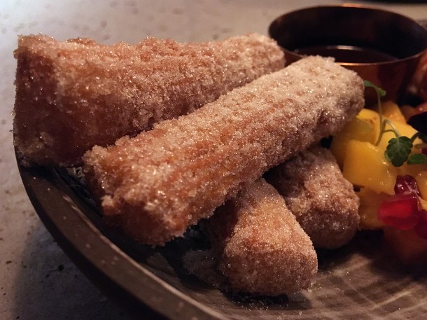 illustrative photo of the churros at Madera Treehouse