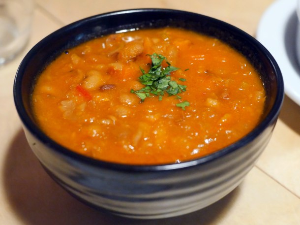 illustrative photo of the adalu honey beans, red pepper and tomato stew at Chuku's