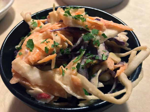 illustrative photo of the house coleslaw at Chuku's