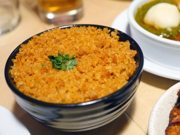 illustrative photo of the jollof quinoa at Chuku's