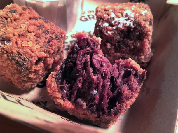 illustrative photo of the beef shin nuggets from Up In My Grill at Vinegar Yard