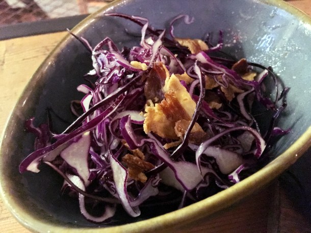 illustrative photo of the red cabbage with Sicilian orange at Macellaio RC Union Street
