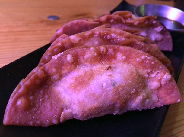 illustrative photo of the deep-fried pork dumplings at Kauboi Ramen