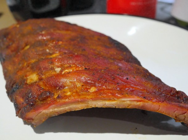 illustrative photo of the baby back ribs from BBQ Whisky Beer at The Grey Horse