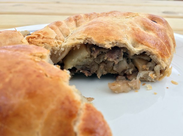Cornish pasty from The Five Pilchards Porthallow