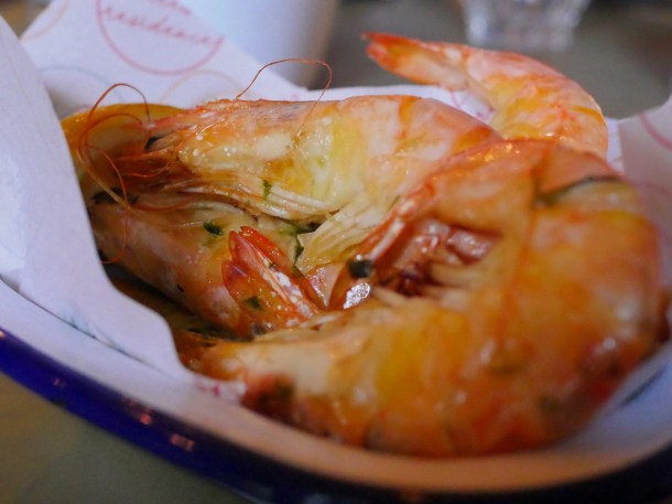illustrative image of the prawns at Artists Residence Penzance
