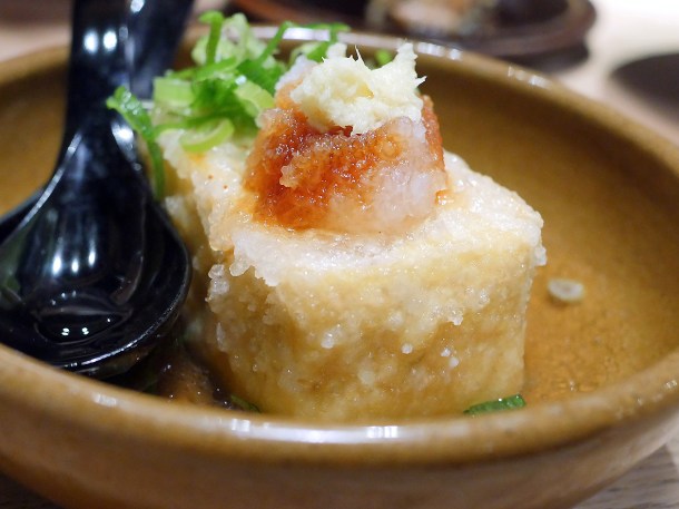 illustrative photo of the agedashi tofu at Koya City