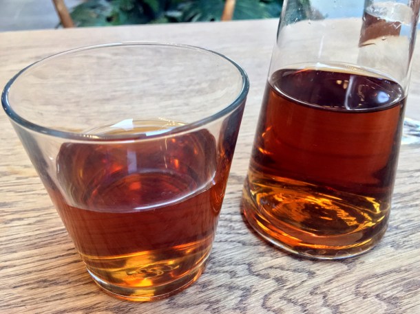 illustrative photo of the iced barley tea at Koya City