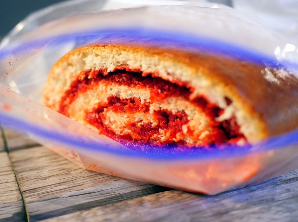illustrative photo of the swiss roll from Kaieteur Kitchen
