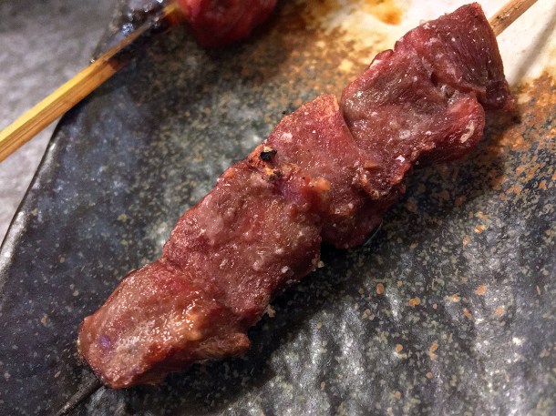 illustrative image of the heart yakitori at Junsei