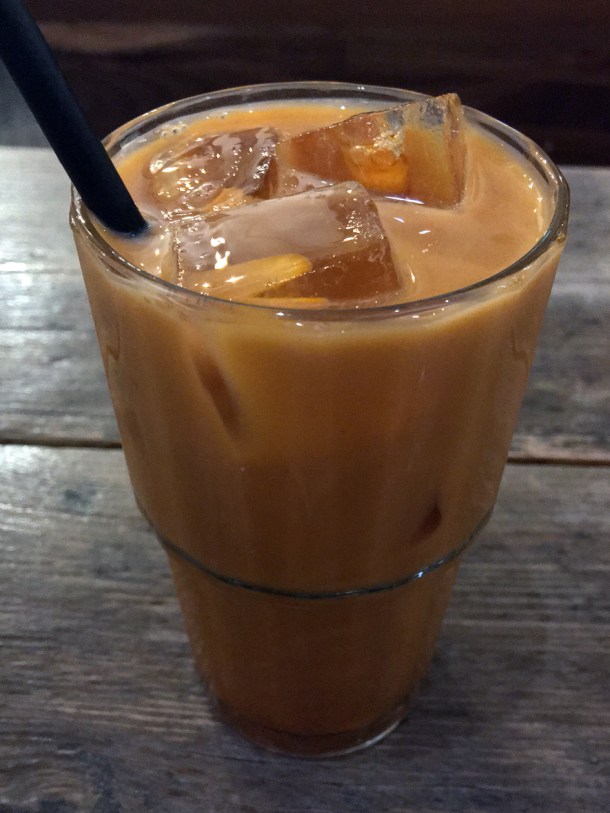 illustrative image of the milk iced tea at Lao Cafe