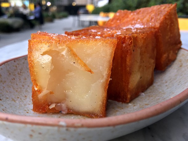illustrative photo of the beef fat potatoes at Darby's