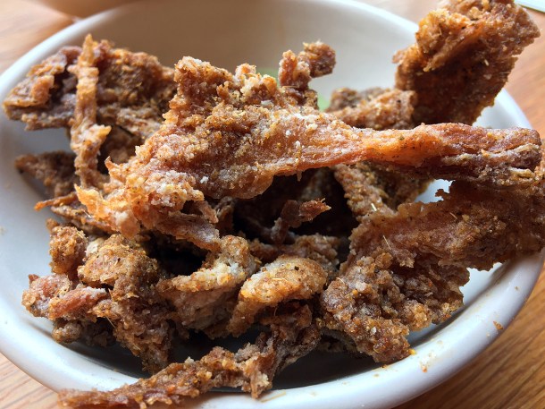 illustrative photo of the fried tripe at Bao Noodle Shop