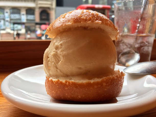 illustrative photo of the Horlicks fried bao at Bao Noodle Shop
