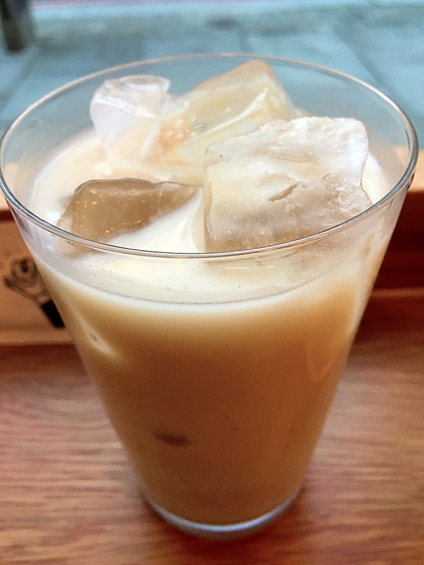 illustrative photo of the peanut milk at Bao Noodle Shop