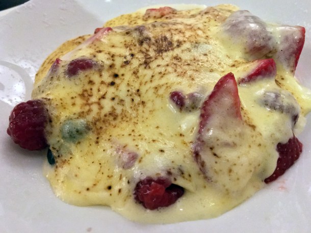 illustrative photo of the zabaione at The Angel Hotel Abergavenny