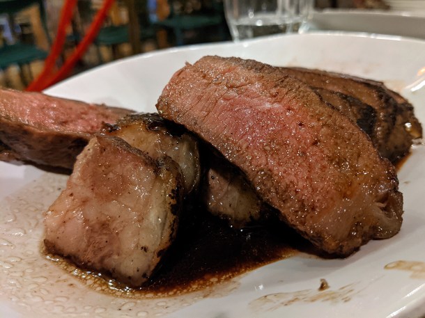 illustrative photo of the galloway rib beef at Brunswick House