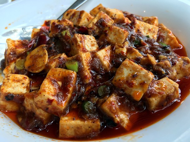 illustrative photo of the mapo tofu at Tofu Vegan