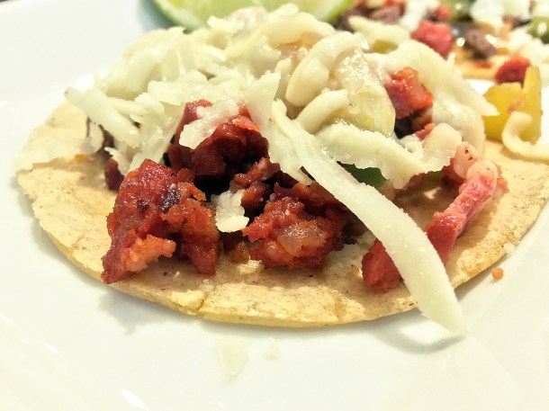 illustrative photo of the alhambre tacos at La Chingada Surrey Quays Southwark