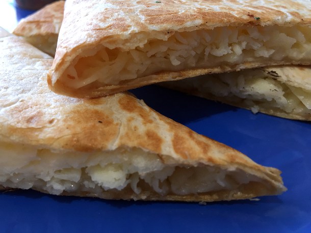 illustrative photo of the quesadilla at La Chingada