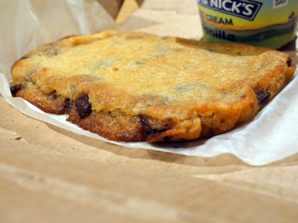 illustrative photo of the cookie dough dessert from Pizza Hut Kennington