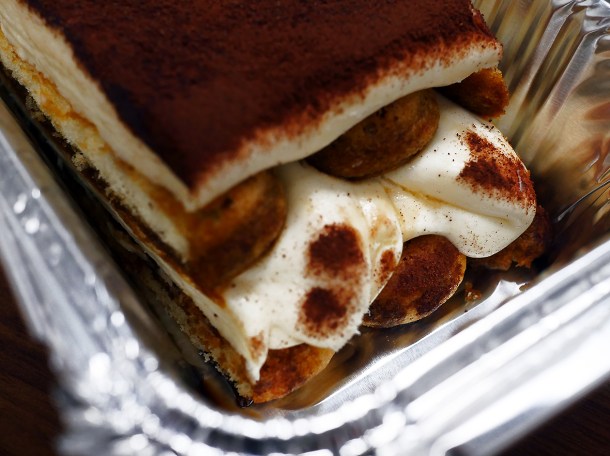 illustrative photo of the tiramisu from Gourmet Pizza Co