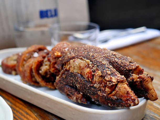 illustrative photo of the pig trotter at Sarap Bistro Mayfair