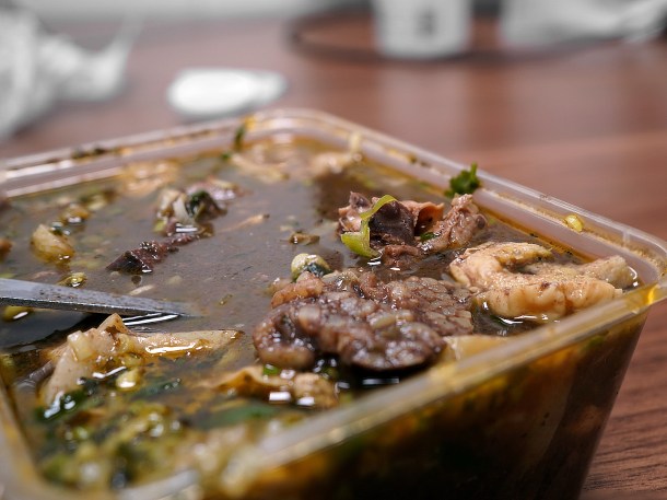illustrative photo of the caldo de manguera from Rincon Costeno