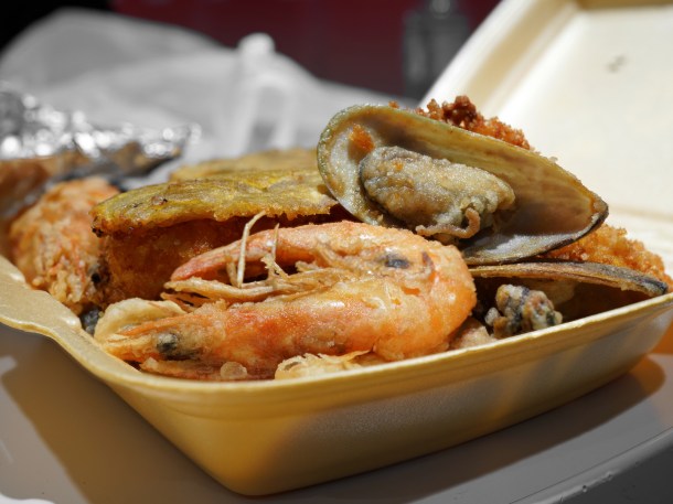 illustrative photo of the fritto misto from Rincon Costeno