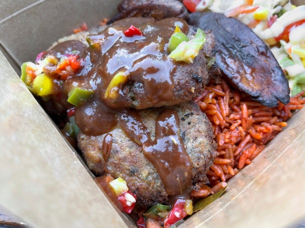 illustrative photo of the saltfish cakes at Jerk Yard