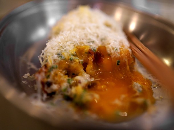 illustrative photo of the fried radish cake with parmesan at Everyday People