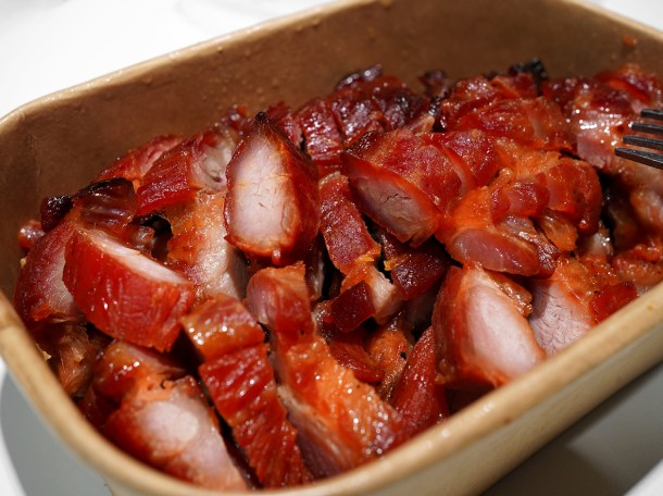 illustrative photo of the char siu from Golden Dragon