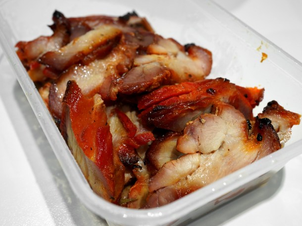 illustrative photo of the char siu from Joy King Lau