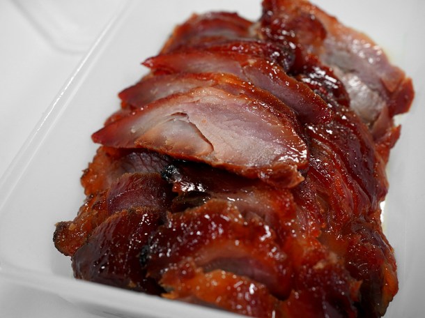 illustrative photo of the char siu from London Chinatown restaurant