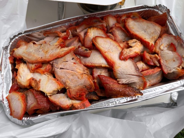 illustrative photo of the char siu from Wong Kei