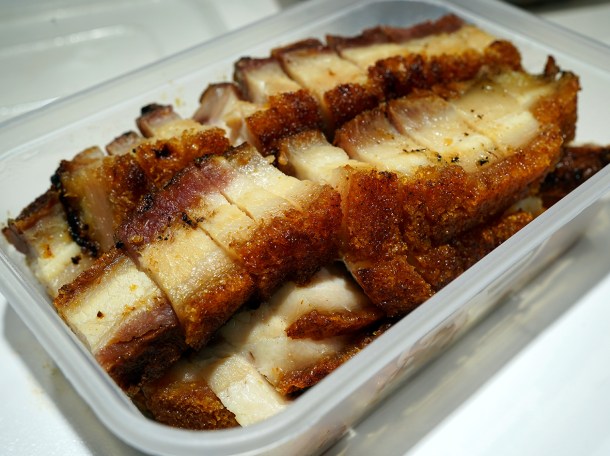illustrative photo of the crispy roast pork from Cafe TPT