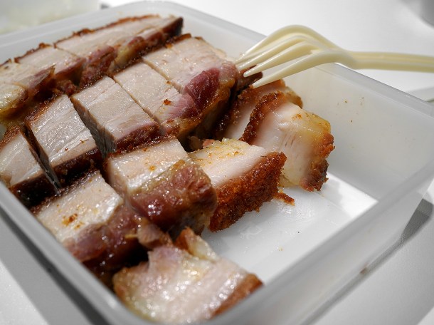 illustrative photo of the crispy roast pork from Gerrard's Corner