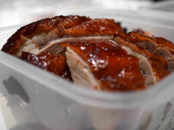 illustrative photo of the roast duck from Gold Mine Soho