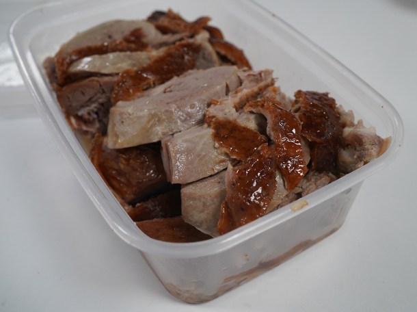 illustrative photo of the roast duck from Mapo Surrey Quays