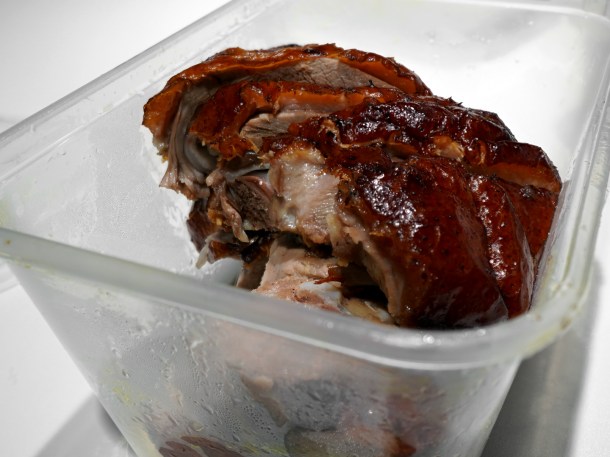 illustrative photo of the roast duck from The Eight