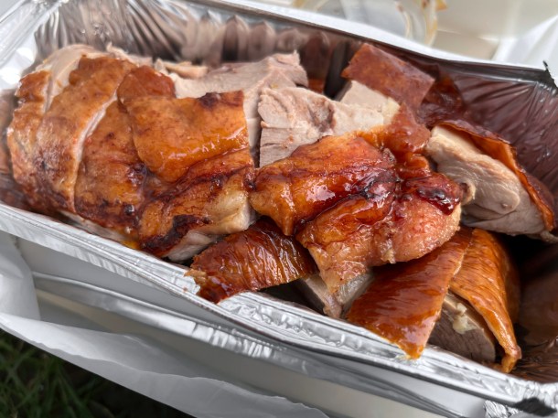 illustrative photo of the roast duck from Wong Kei