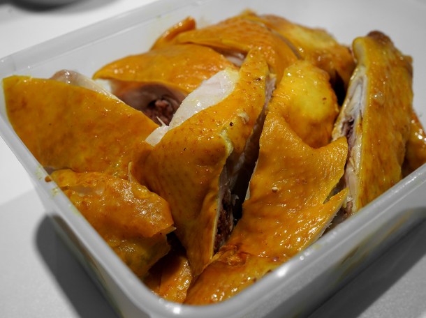 illustrative photo of the steamed chicken from Haozhan