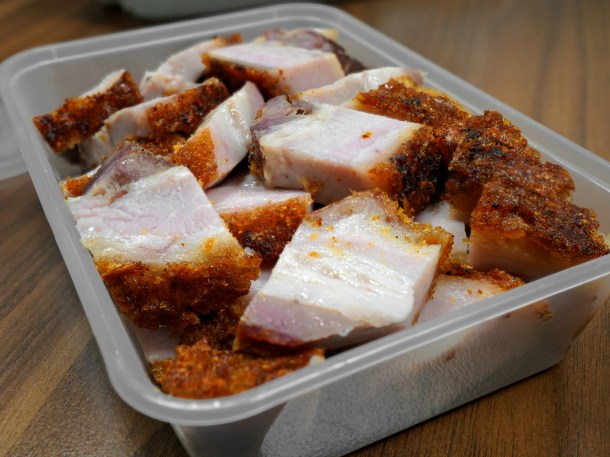 illustrative photo of the crispy roast pork from Reindeer Cafe