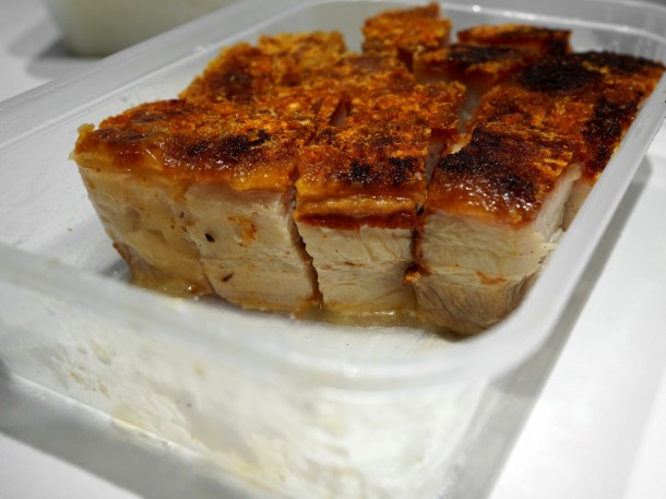 illustrative photo of the crispy roast pork from Pearl Liang