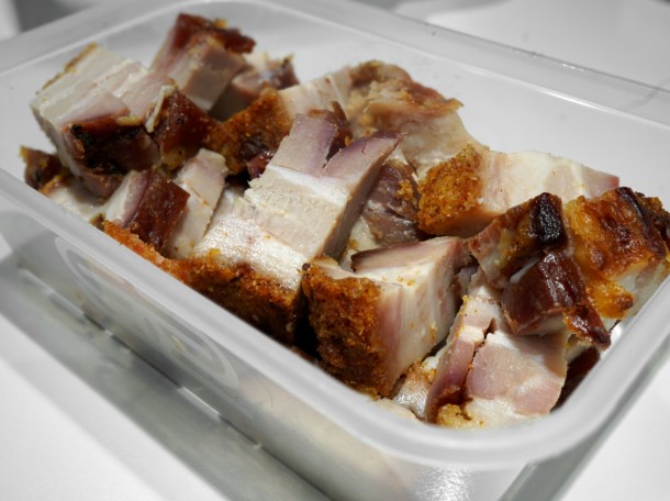illustrative photo of the crispy roast pork from Tai Tung