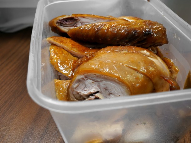 illustrative photo of the soya chicken from Wing Tai
