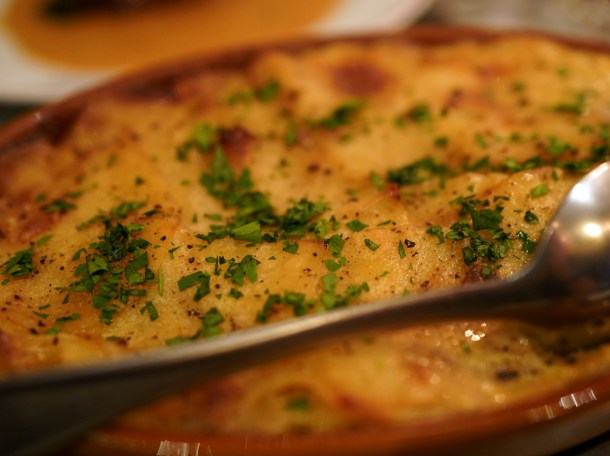 illustrative photo of the gratin Dauphinois at Josephine Bouchon