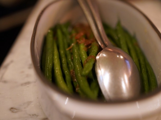 illustrative photo of the green beans at Josephine Bouchon
