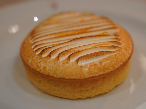illustrative photo of the lemon meringue tart at Josephine Bouchon