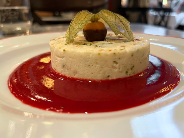 illustrative photo of the nougat glace at Josephine Bouchon